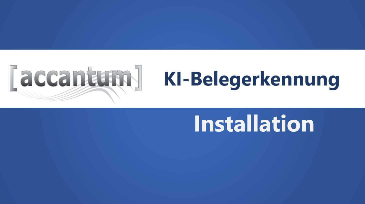 WMS - KI Belegerkennung - Installation